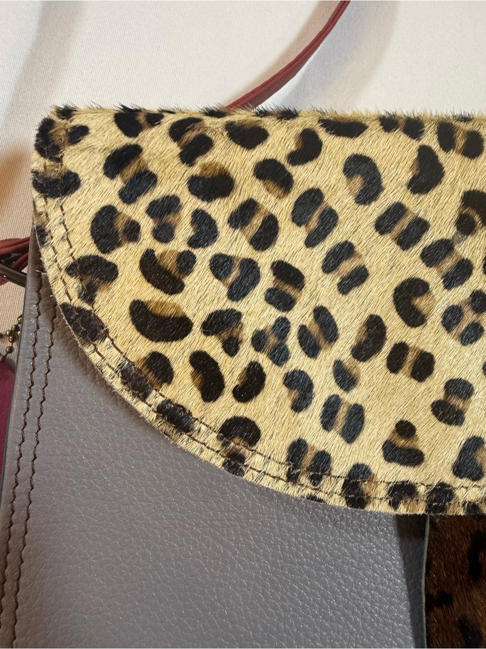 Soruka Reversible Crossbody Bag
Handcrafted Upcycled Leopard Colorblock
NWOT - Picture 12 of 15